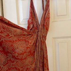 Karma Highway silky halter dress